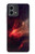 W3897 Red Nebula Space Hülle Schutzhülle Taschen und Leder Flip für Motorola Moto G Stylus 5G (2023)