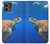 W3898 Sea Turtle Hülle Schutzhülle Taschen und Leder Flip für Motorola Moto G Stylus 5G (2023)