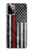 W3687 Firefighter Thin Red Line American Flag Hülle Schutzhülle Taschen und Leder Flip für Motorola Moto G Power (2023) 5G