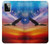W3841 Bald Eagle Flying Colorful Sky Hülle Schutzhülle Taschen und Leder Flip für Motorola Moto G Power (2023) 5G