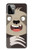 W3855 Sloth Face Cartoon Hülle Schutzhülle Taschen und Leder Flip für Motorola Moto G Power (2023) 5G