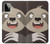W3855 Sloth Face Cartoon Hülle Schutzhülle Taschen und Leder Flip für Motorola Moto G Power (2023) 5G
