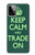 W3862 Keep Calm and Trade On Hülle Schutzhülle Taschen und Leder Flip für Motorola Moto G Power (2023) 5G