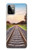 W3866 Railway Straight Train Track Hülle Schutzhülle Taschen und Leder Flip für Motorola Moto G Power (2023) 5G
