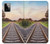 W3866 Railway Straight Train Track Hülle Schutzhülle Taschen und Leder Flip für Motorola Moto G Power (2023) 5G