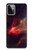 W3897 Red Nebula Space Hülle Schutzhülle Taschen und Leder Flip für Motorola Moto G Power (2023) 5G