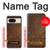 W0542 Rust Texture Hülle Schutzhülle Taschen und Leder Flip für Google Pixel 8