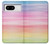 W3507 Colorful Rainbow Pastel Hülle Schutzhülle Taschen und Leder Flip für Google Pixel 8