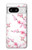 W3707 Pink Cherry Blossom Spring Flower Hülle Schutzhülle Taschen und Leder Flip für Google Pixel 8
