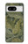 W3790 William Morris Acanthus Leaves Hülle Schutzhülle Taschen und Leder Flip für Google Pixel 8