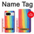 W3799 Cute Vertical Watercolor Rainbow Hülle Schutzhülle Taschen und Leder Flip für Google Pixel 8