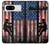 W3803 Electrician Lineman American Flag Hülle Schutzhülle Taschen und Leder Flip für Google Pixel 8