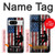 W3803 Electrician Lineman American Flag Hülle Schutzhülle Taschen und Leder Flip für Google Pixel 8