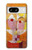 W3811 Paul Klee Senecio Man Head Hülle Schutzhülle Taschen und Leder Flip für Google Pixel 8