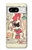 W3820 Vintage Cowgirl Fashion Paper Doll Hülle Schutzhülle Taschen und Leder Flip für Google Pixel 8