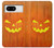 W3828 Pumpkin Halloween Hülle Schutzhülle Taschen und Leder Flip für Google Pixel 8