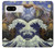 W3851 World of Art Van Gogh Hokusai Da Vinci Hülle Schutzhülle Taschen und Leder Flip für Google Pixel 8
