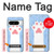 W3618 Cat Paw Hülle Schutzhülle Taschen und Leder Flip für Google Pixel 8 pro