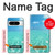 W3720 Summer Ocean Beach Hülle Schutzhülle Taschen und Leder Flip für Google Pixel 8 pro