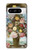 W3749 Vase of Flowers Hülle Schutzhülle Taschen und Leder Flip für Google Pixel 8 pro