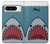 W3825 Cartoon Shark Sea Diving Hülle Schutzhülle Taschen und Leder Flip für Google Pixel 8 pro