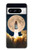 W3859 Bitcoin to the Moon Hülle Schutzhülle Taschen und Leder Flip für Google Pixel 8 pro