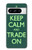 W3862 Keep Calm and Trade On Hülle Schutzhülle Taschen und Leder Flip für Google Pixel 8 pro