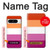 W3887 Lesbian Pride Flag Hülle Schutzhülle Taschen und Leder Flip für Google Pixel 8 pro