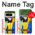 W3888 Macaw Face Bird Hülle Schutzhülle Taschen und Leder Flip für Google Pixel 8 pro