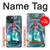 W3911 Cute Little Mermaid Aqua Spa Hülle Schutzhülle Taschen und Leder Flip für iPhone 14
