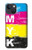 W3930 Cyan Magenta Yellow Key Hülle Schutzhülle Taschen und Leder Flip für iPhone 14