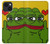 W3945 Pepe Love Middle Finger Hülle Schutzhülle Taschen und Leder Flip für iPhone 14