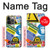 W3960 Safety Signs Sticker Collage Hülle Schutzhülle Taschen und Leder Flip für iPhone 14 Pro