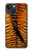 W3951 Tiger Eye Tear Marks Hülle Schutzhülle Taschen und Leder Flip für iPhone 14 Plus