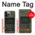 W3959 Military Radio Graphic Print Hülle Schutzhülle Taschen und Leder Flip für iPhone 14 Pro Max