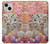 W3916 Alpaca Family Baby Alpaca Hülle Schutzhülle Taschen und Leder Flip für iPhone 13