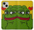 W3945 Pepe Love Middle Finger Hülle Schutzhülle Taschen und Leder Flip für iPhone 13