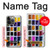 W3956 Watercolor Palette Box Graphic Hülle Schutzhülle Taschen und Leder Flip für iPhone 13