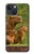 W3917 Capybara Family Giant Guinea Pig Hülle Schutzhülle Taschen und Leder Flip für iPhone 13 Pro