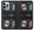 W3931 DJ Mixer Graphic Paint Hülle Schutzhülle Taschen und Leder Flip für iPhone 13 Pro