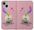 W3923 Cat Bottom Rainbow Tail Hülle Schutzhülle Taschen und Leder Flip für iPhone 13 mini