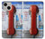 W3925 Collage Vintage Pay Phone Hülle Schutzhülle Taschen und Leder Flip für iPhone 13 mini