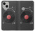 W3952 Turntable Vinyl Record Player Graphic Hülle Schutzhülle Taschen und Leder Flip für iPhone 13 mini