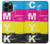 W3930 Cyan Magenta Yellow Key Hülle Schutzhülle Taschen und Leder Flip für iPhone 13 Pro Max