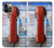 W3925 Collage Vintage Pay Phone Hülle Schutzhülle Taschen und Leder Flip für iPhone 12, iPhone 12 Pro