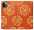 W3946 Seamless Orange Pattern Hülle Schutzhülle Taschen und Leder Flip für iPhone 12, iPhone 12 Pro