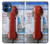 W3925 Collage Vintage Pay Phone Hülle Schutzhülle Taschen und Leder Flip für iPhone 12 mini