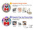 W3934 Fantasy Nerd Owl Hülle Schutzhülle Taschen und Leder Flip für iPhone 12 mini