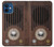 W3935 FM AM Radio Tuner Graphic Hülle Schutzhülle Taschen und Leder Flip für iPhone 12 mini