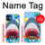 W3947 Shark Helicopter Cartoon Hülle Schutzhülle Taschen und Leder Flip für iPhone 12 mini